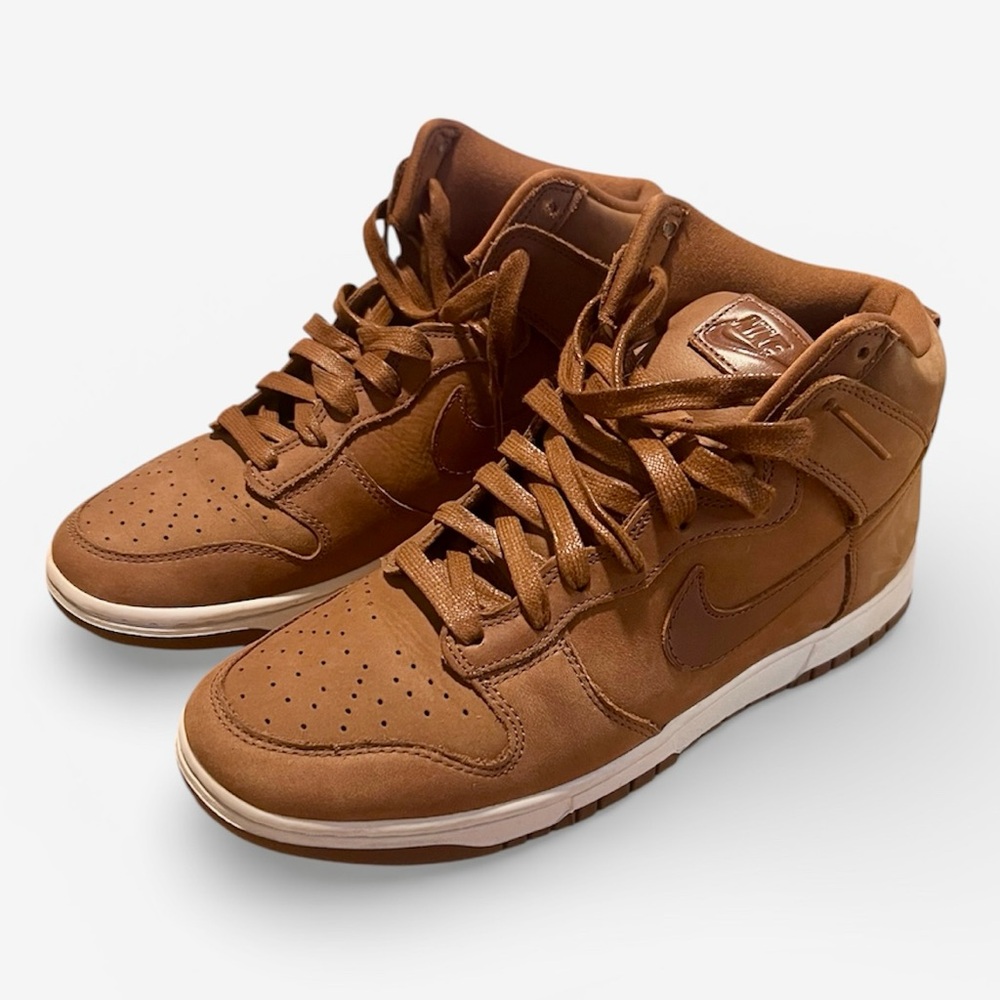 Nike Women's Tan Dunks High-Top